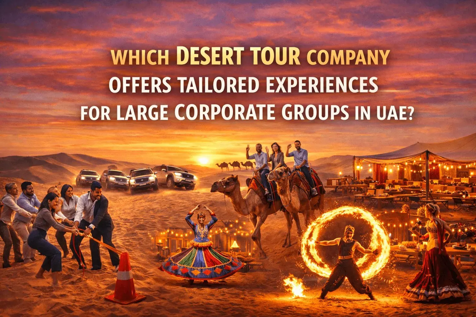 Large attendee group at a brand activation event in Abu Dhabi