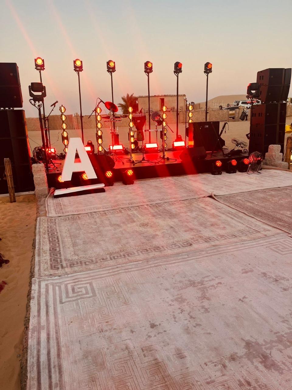 Stage production at a gala dinner by Sparkling Sandset