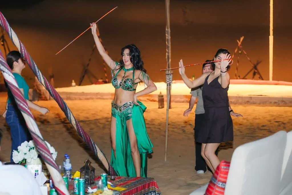 Sponsor brand zone arranged at a festival activation in Abu Dhabi