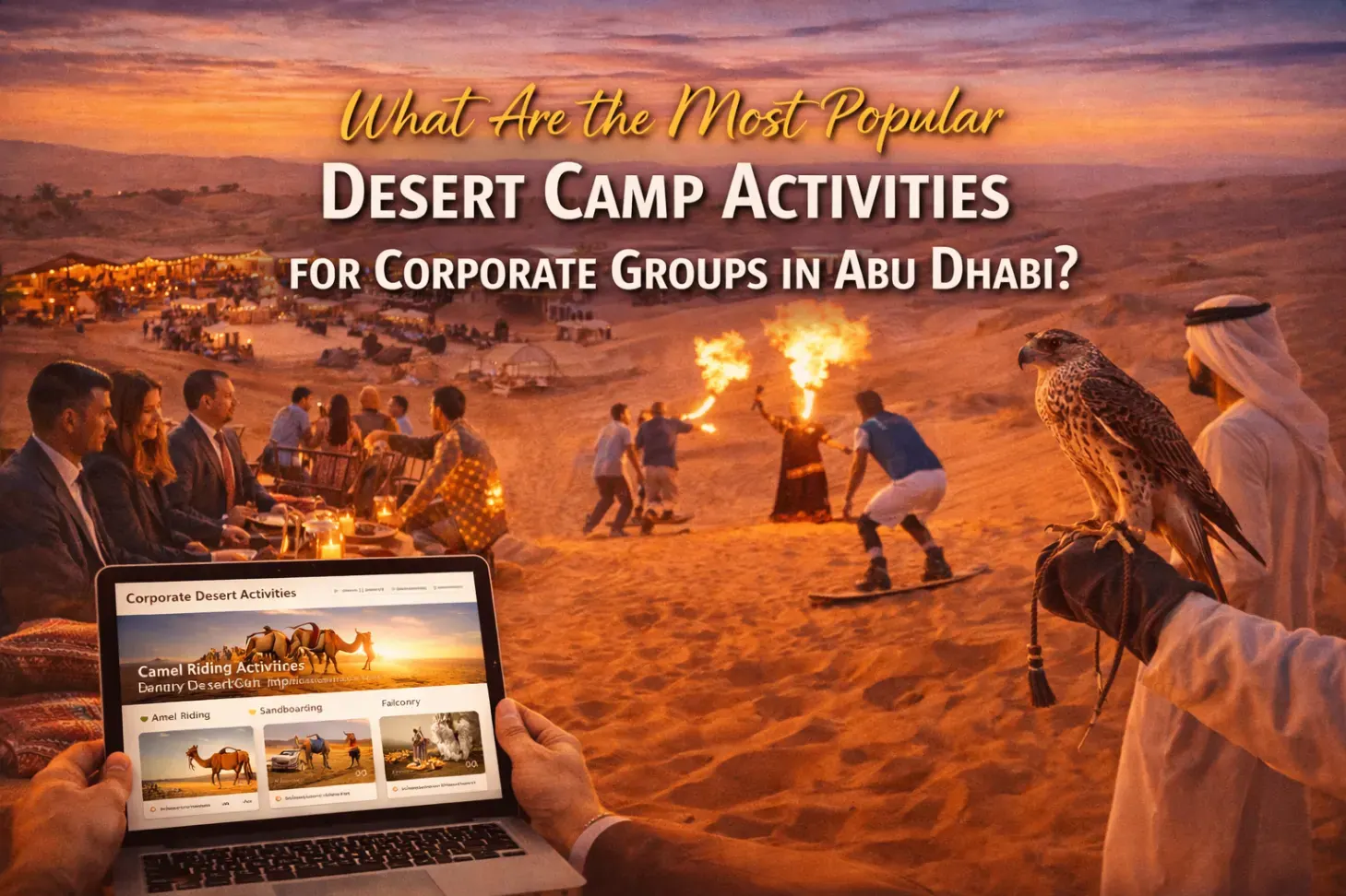 Desert Activities for Corporate Groups, Ranked by What They Achieve - Sparkling Sandset journal, Abu Dhabi