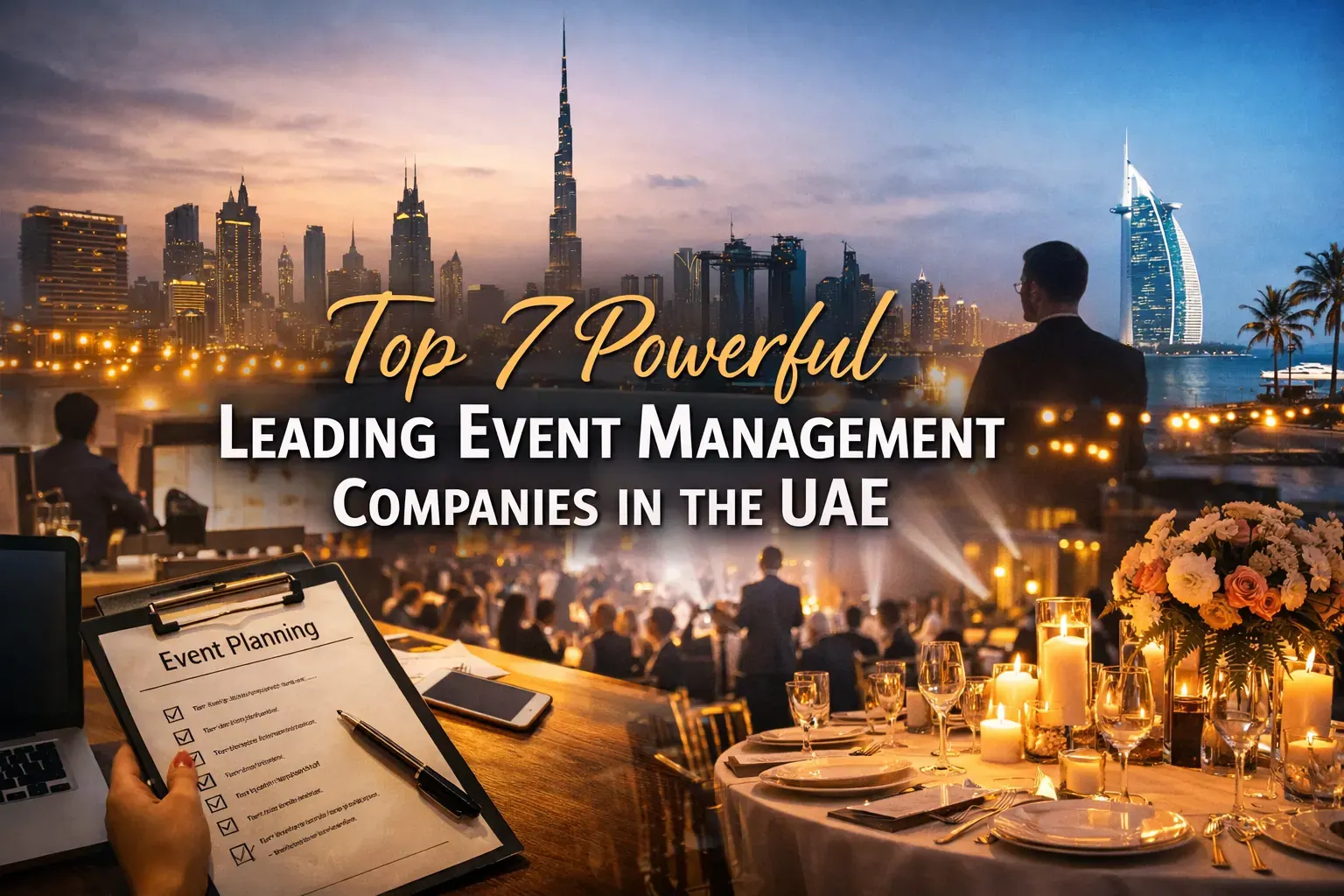 How the UAE Events Industry Is Structured, and Who Does What - Sparkling Sandset journal, Abu Dhabi