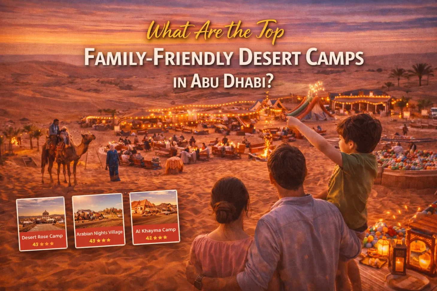 Taking Children to the Desert: What Actually Works - Sparkling Sandset journal, Abu Dhabi