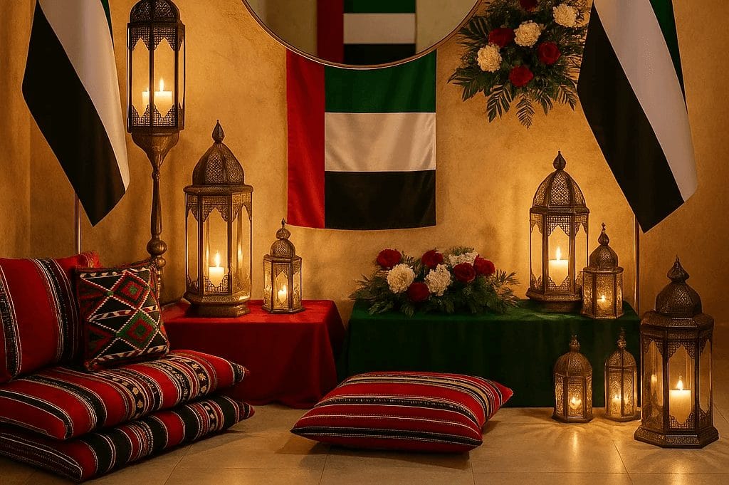 National Day celebration at a Sparkling Sandset camp